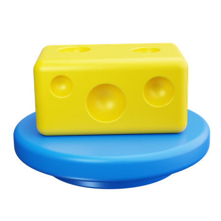 Queso  3D Icon