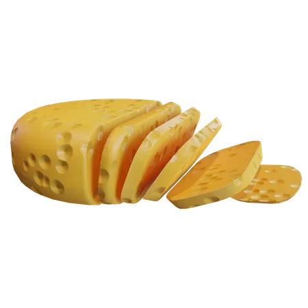 Queso  3D Icon