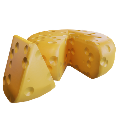 Queso  3D Icon