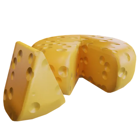 Queso  3D Icon