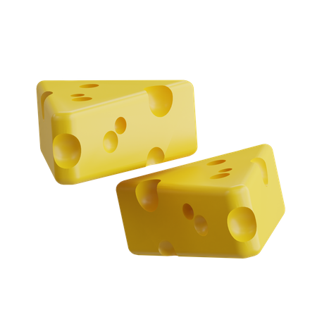 Queso  3D Icon