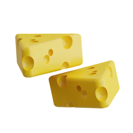 Queso  3D Icon