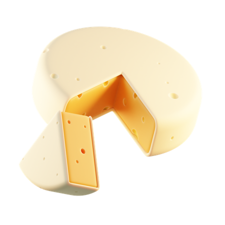 Queso camembert  3D Icon