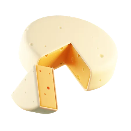 Queso camembert  3D Icon