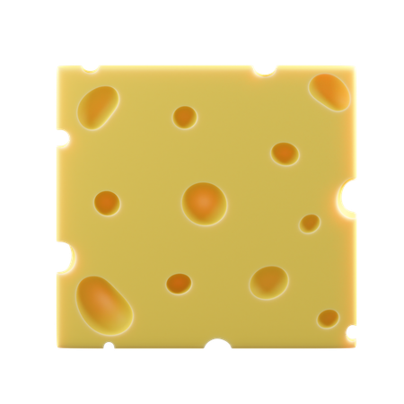 Queso Cheddar  3D Icon