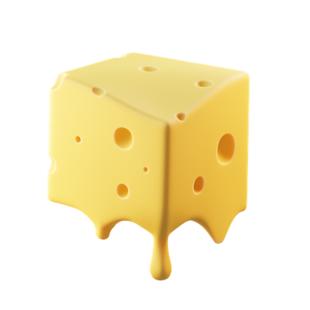 Queso fundido  3D Icon