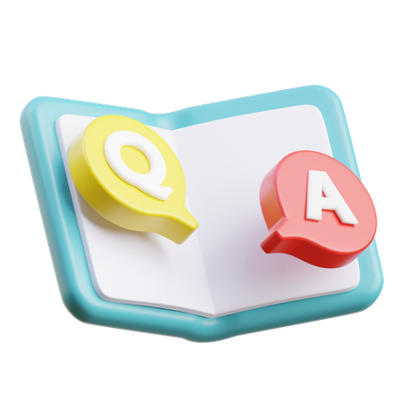 Quest and Answer  3D Icon