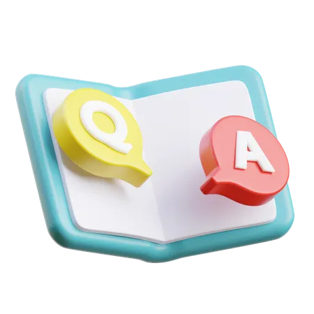 Quest and Answer  3D Icon