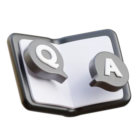 Quest And Answer  3D Icon