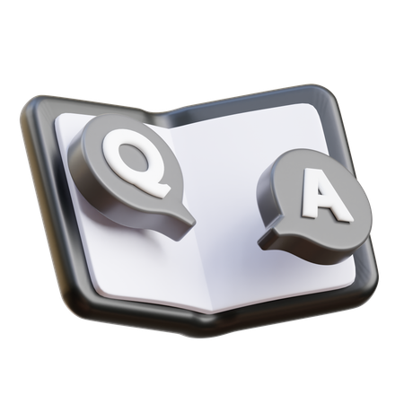 Quest and Answer  3D Icon