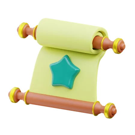 Quest Scroll  3D Icon