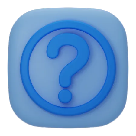 Question 3 D User Interface 3D Icon