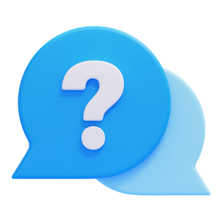 Question  3D Icon