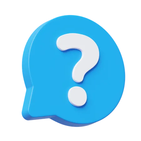 Question  3D Icon