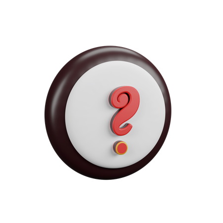Question  3D Icon