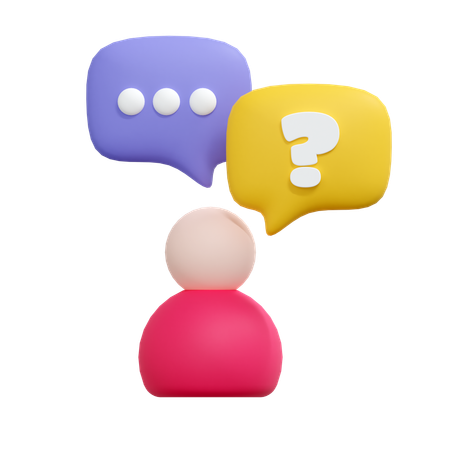 질문  3D Icon