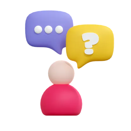 질문  3D Icon