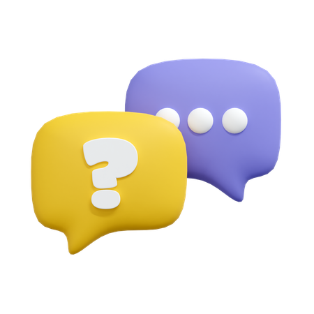질문  3D Icon