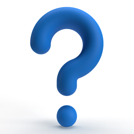 Question  3D Icon