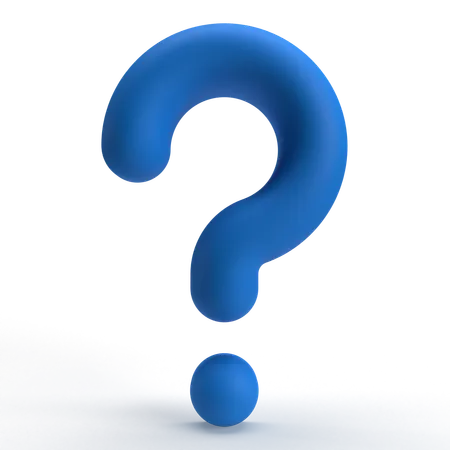 Question  3D Icon