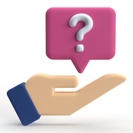 Question  3D Icon