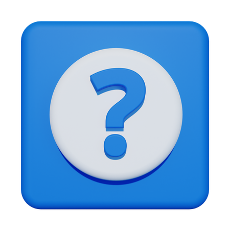 Question  3D Icon