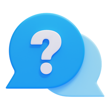 Question  3D Icon