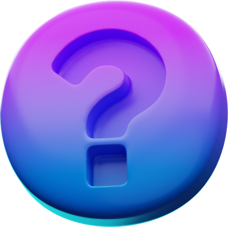 Question  3D Icon