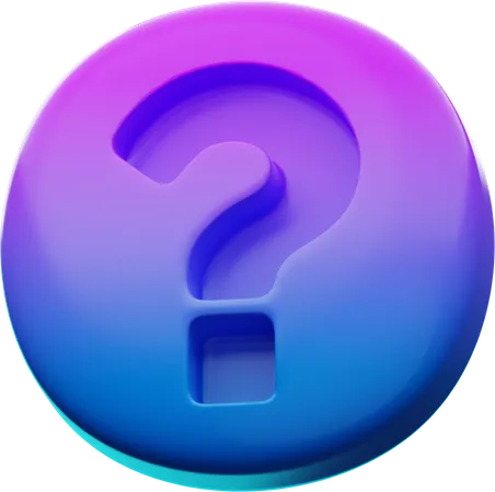 Question  3D Icon