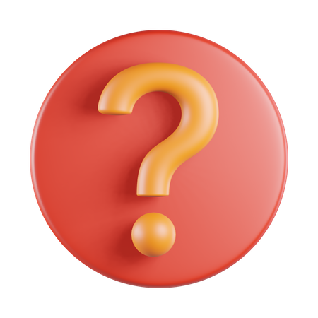 Question  3D Icon