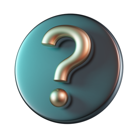 Question  3D Icon