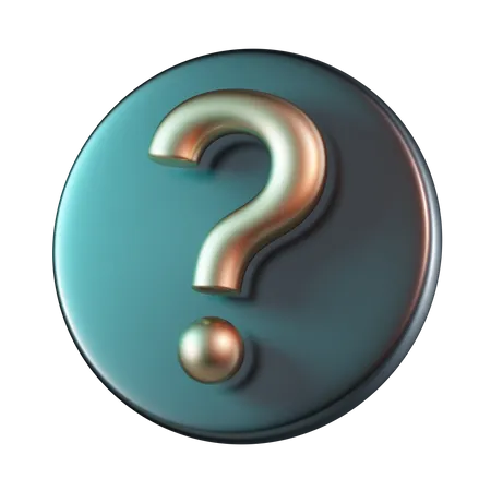 Question  3D Icon