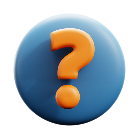 Question  3D Icon