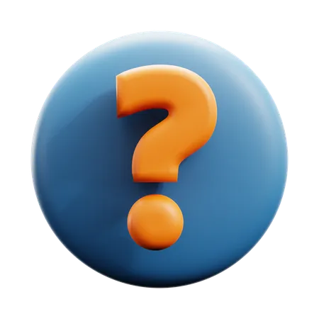 Question  3D Icon