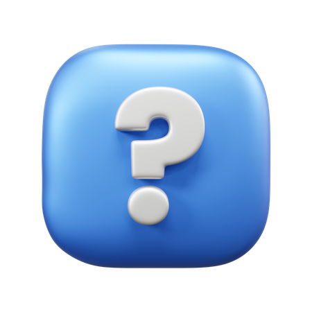 Question  3D Icon