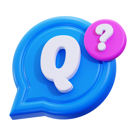 Question  3D Icon