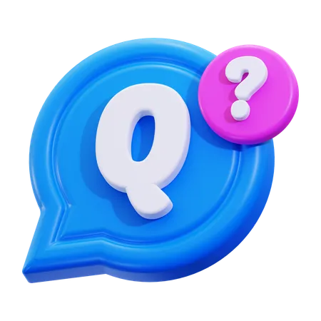 Question  3D Icon