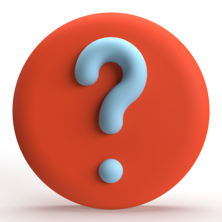 Question  3D Icon