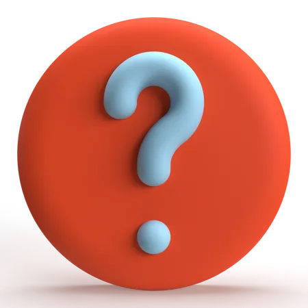 Question  3D Icon