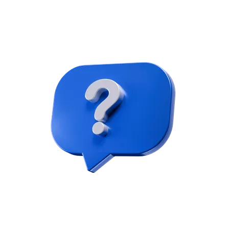 Question  3D Icon