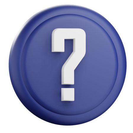 Question  3D Icon