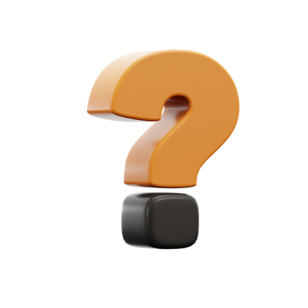 Question  3D Icon