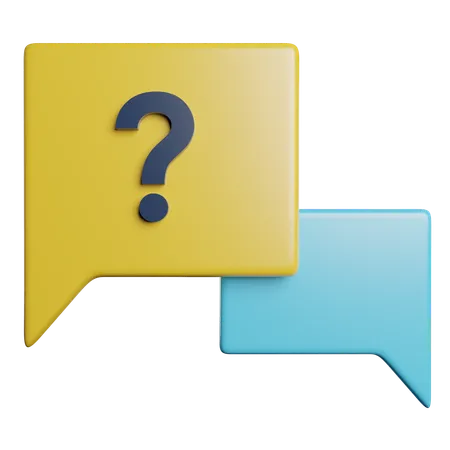 Question  3D Icon