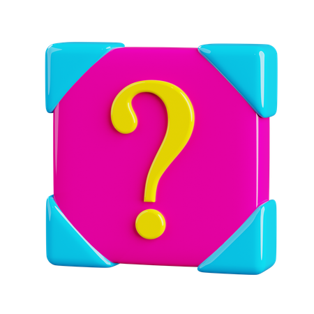 Question  3D Icon