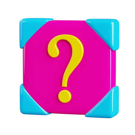 Question  3D Icon