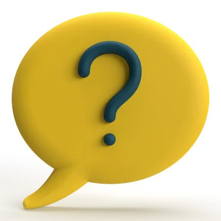 Question  3D Icon