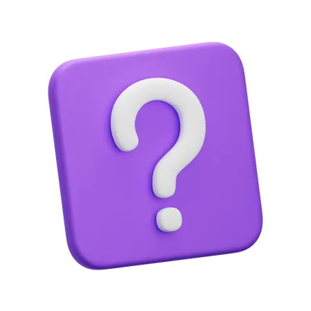 Question  3D Icon