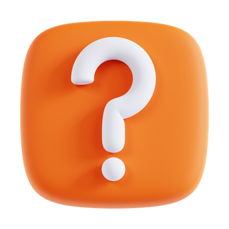 Question  3D Icon