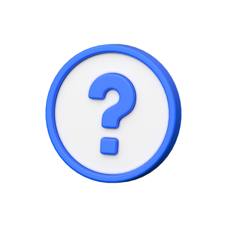 Question  3D Icon