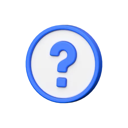 Question  3D Icon